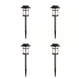 Duncan Bronze Solar Path Light 10lm (4-Pack)