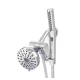 12-spray High Pressure Dual Shower Head in Chrome