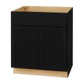 Avondale 30x24x34.5 Raven Black Sink Base