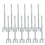 Box of 6 in. x 1/4 in. Straight Pegboard Hooks (12-Pack)