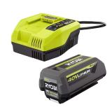RYOBI 40V 4.0Ah Battery & Fast Charger Kit