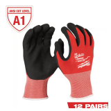 Milwaukee Red Nitrile Work Gloves 12-Pack