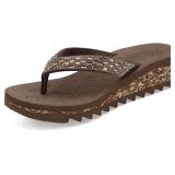 ONCAI Women s Wedge Flip Flops 8.5