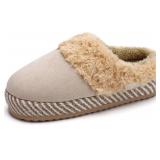 ONCAI Women Cushioned Fur Lined Slippers US5-11