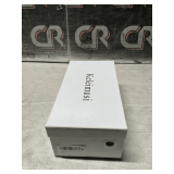 keleimusi Clear Heart Heeled Mules, PVC, Red 8.5