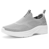 Womens Slip-On Walking Shoes, Lightweight 38