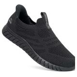 Mens Slip On Sneakers Non Slip Breathable Shoes Size 44