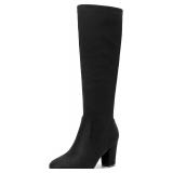 SelenePair Women s Knee High Boots with Zipper Size 9