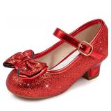 Walofou Flower Girls Wedding Heels Kid Toddler 8