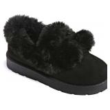 Women's Platform Mini Boots, Suede, Size 8.5