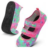 Barerun Women Water Shoes Quick Dry Pink_tiedye Size 12-13