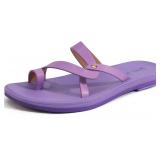 ONCAI Women's Slide Sandals, Cross Strappy Toe 11