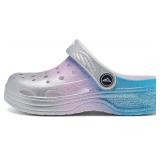 Boys Girls Camo Graphic Clog Beach Sandals Size 24