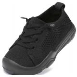 LeIsfIt Toddler Shoes Barefoot Breathable Sneakers Size 6.5