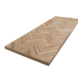 CenterPointe 8-ft Chevron Acacia Countertop