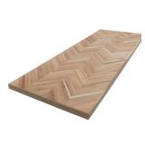 CenterPointe 8-ft Chevron Acacia Countertop