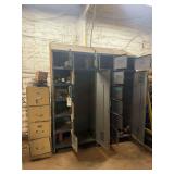 Lockers, Filing Cabinet, and Miscellaneous Contents Inside