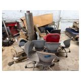 Assorted Chairs and Miscellaneous Items