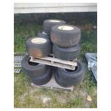 Pallet of Golf Cart Tires