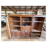 (4) Wooden Cabinets