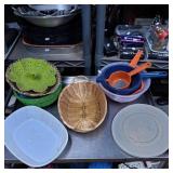 Baskets and Plastic Kitchen Strainers