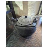 Shinnick and Company 1863 Cast Iron Kettle
