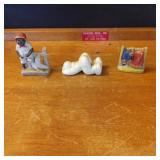 Three Decorative Ceramic Figurines