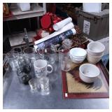 Kitchenware and Decorative Rooster Print