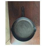 Large 11-in Diameter Cast Iron Skillet, Marked X