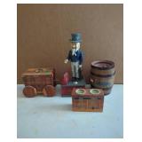 Vintage Banks Including Uncle Sam Bank
