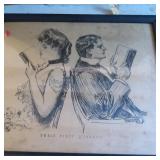 Framed Print Titled Their First Quarrel