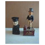Uncle Sam Mechanical Bank and Policeman Bust