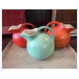 Mid-Century Ceramic Pitchers, Set of Three