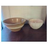 Two Early Earthenware Bowls, Unmarked