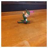 Green rubber Elf Figurine With Measurement Display