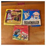 Three Vintage Super 8 Film Reels