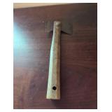 12-Inch Wooden Handled Hatchet with Notched Blade