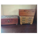 Three Wooden Jewelry Boxes of Varying Designs