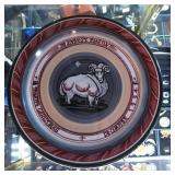 Painted Plate from December 1954, Made in the US