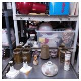 Decorative Vases and Lamp Parts Collection