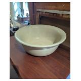 Large Earthenware Bowl, 15 Inches in Diameter