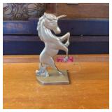 Brass Unicorn Figurine Standing on Hind Legs