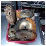 Brass and Metal Lamp Parts Assortment