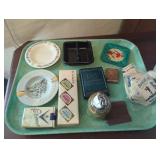 Vintage Tobacco-Themed Ashtrays and Memorabilia Co