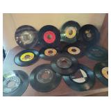 45 RPM Vinyl Records With Various Labels
