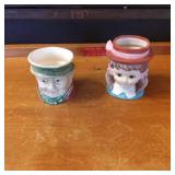 Ceramic Face-Themed Small Containers