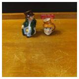 Two Ceramic Tobies, Seated Figure and Mug