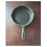 6.5-Inch Cast Iron Skillet Marked with W