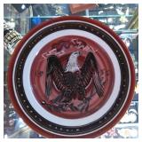 1955 Ernst Martin Decorative Plate with Eagle Desi