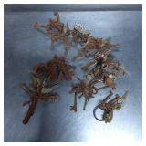 Vintage and Modern Metal Keys